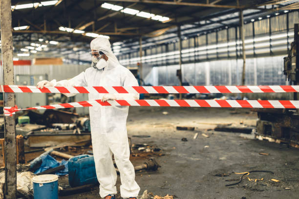 Professional Biohazard technician working in Festus, MO